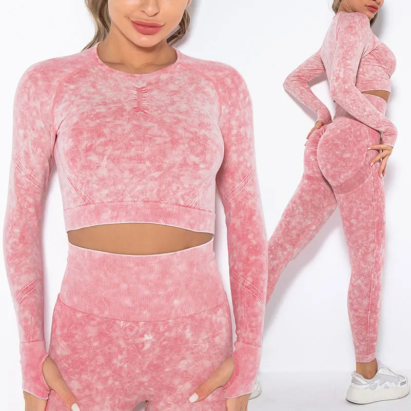 Seamless Women Yoga Sets Long Sleeve Tops And Scrunch Butt Leggings Squat Proof Sets Gym Outfits, Different color available
Seamless Women Yoga Sets Long Sleeve Tops And Scrunch Butt Leggings Squat Proof Sets Gym Outfits, Different color available