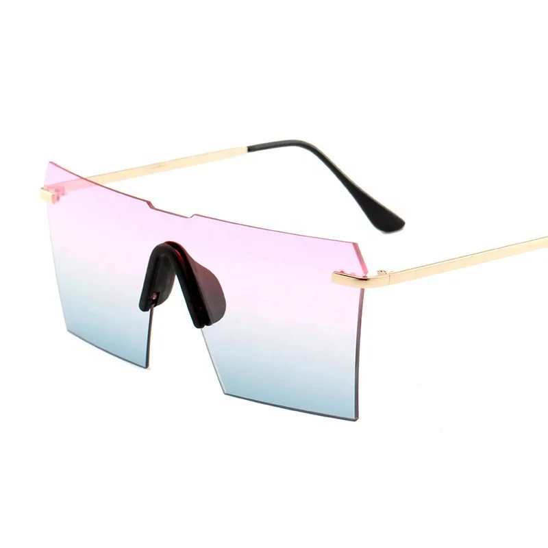 2020 fashion large sun glasses rimless square sunglasses for men and women gafas de sol, Customized color
2020 fashion large sun glasses rimless square sunglasses for men and women gafas de sol, Customized color