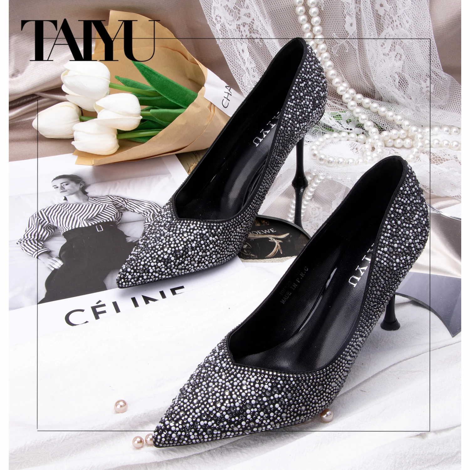 Rhinestone Bridal Wedding Gowns Dress Shoes Stilettos High Heels Lady shoes, Black/red/white/champagne/wine
Rhinestone Bridal Wedding Gowns Dress Shoes Stilettos High Heels Lady shoes, Black/red/white/champagne/wine