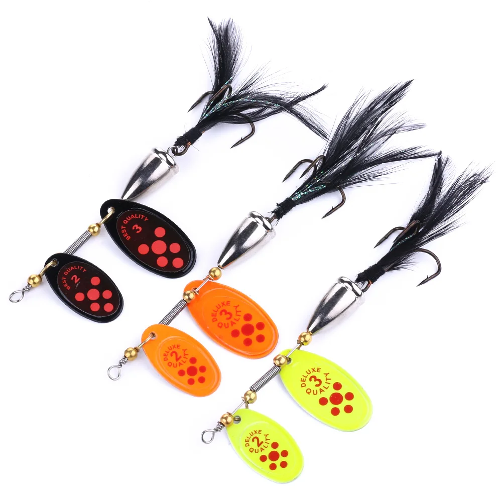 Hot sale 6.5CM 13G top quality spinner fishing bait artificial fishing lure, As shown
Hot sale 6.5CM 13G top quality spinner fishing bait artificial fishing lure, As shown
