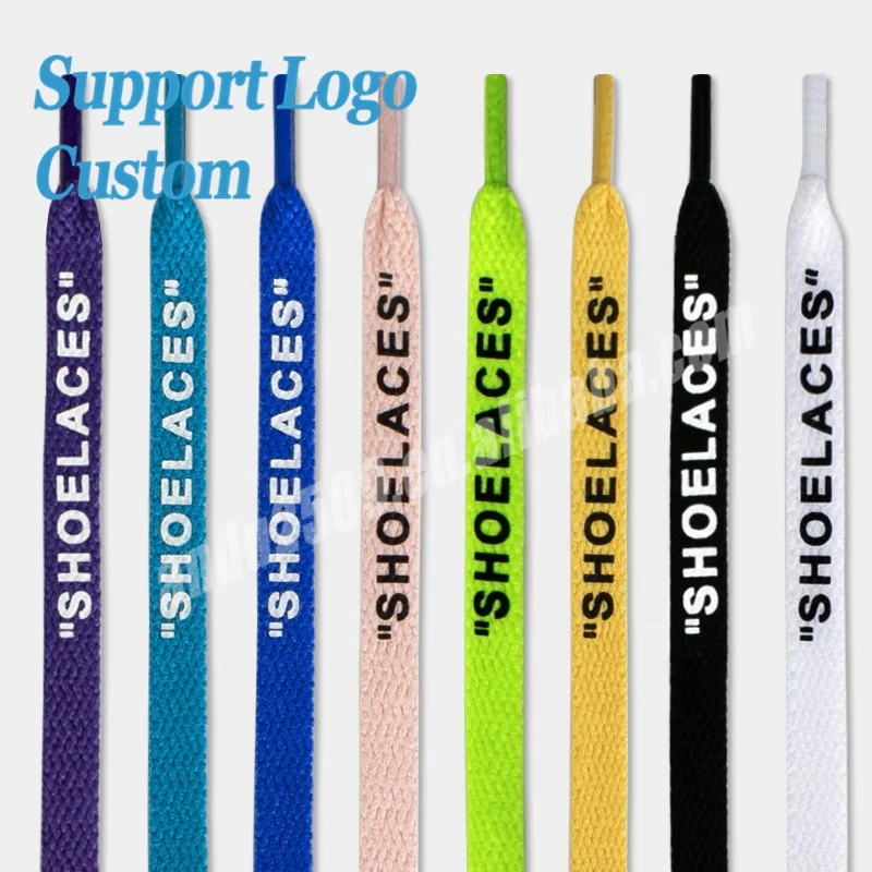 Wholesale Custom Fashion 8mm Sides Printed "SHOELACES" Printing Casual Color Flat Joint Shoelace Wild, Customized
Wholesale Custom Fashion 8mm Sides Printed "SHOELACES" Printing Casual Color Flat Joint Shoelace Wild, Customized