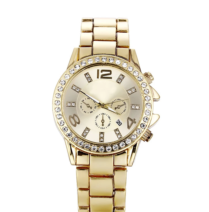 2020 Gold Quartz Diamond Luxury Watch Casual Steel Band Watches With Calendar Personalised Watches Women
2020 Gold Quartz Diamond Luxury Watch Casual Steel Band Watches With Calendar Personalised Watches Women