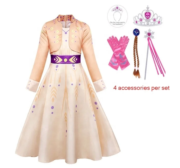 New Girls Movie Snow Queen Anna Princess Costume Dress Children Fancy Cosplay suits Carnival Halloween Birthday Party Dress
New Girls Movie Snow Queen Anna Princess Costume Dress Children Fancy Cosplay suits Carnival Halloween Birthday Party Dress