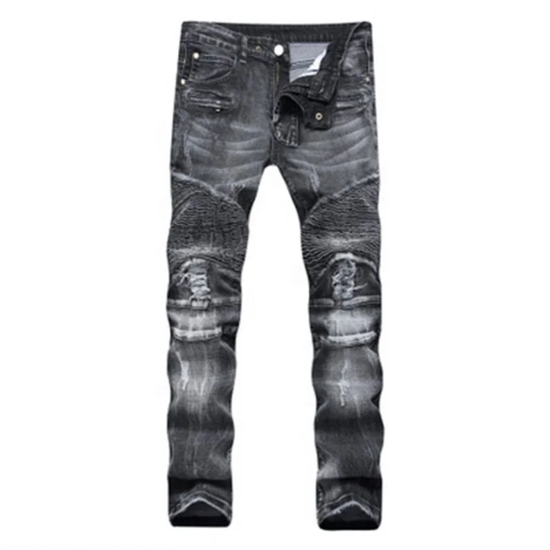 JH Hot Sale Black Slim Stretch Jeans Personalized Letter Print Fashion Men's North American Modern Cotton Blended Pencil Pants, Customized color
JH Hot Sale Black Slim Stretch Jeans Personalized Letter Print Fashion Men's North American Modern Cotton Blended Pencil Pants, Customized color