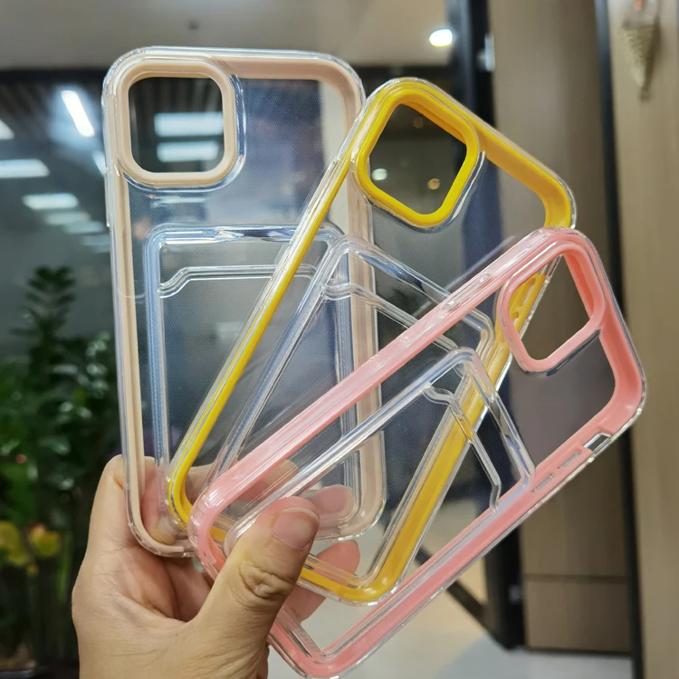 Universal Full Protector Rubber Crystal Clear 2in1 TPU PC Card Slot Smart Cell Mobile Phone Cover Case For Huawei P40, Transparent
Universal Full Protector Rubber Crystal Clear 2in1 TPU PC Card Slot Smart Cell Mobile Phone Cover Case For Huawei P40, Transparent