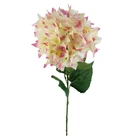 Fleurs de soie artificielle courte tige unique hortensias fleurs artificielles