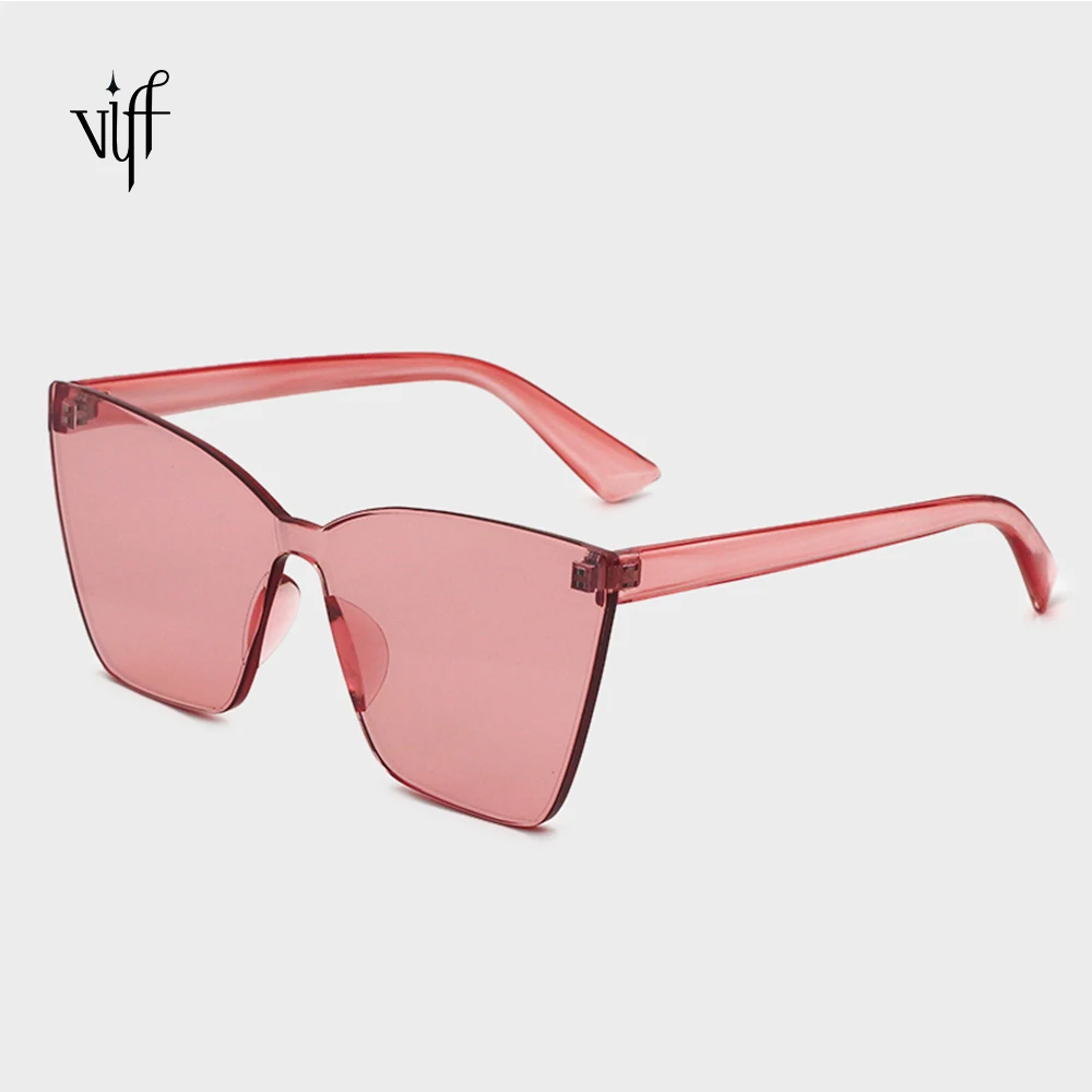 VIFF HP18974 custom big frame woman fashionable trendy transparent Rimless sunglasses
VIFF HP18974 custom big frame woman fashionable trendy transparent Rimless sunglasses