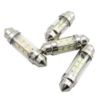 Led 電球フェストゥーン led 電球 24SMD 3014 チップエラーフリー車のインテリアランプ C5W led フェストゥーン 6V 12V 24V