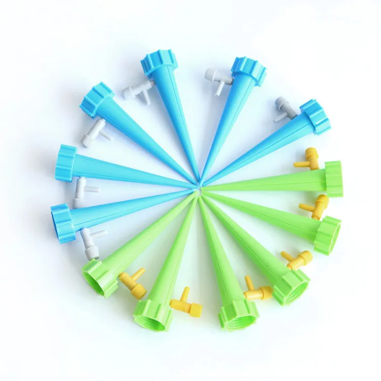 Switch Control Valve to Adjust Automatic Spiked Watering Device Plant Drip Irrigation Sprinkles, Green/blue
Switch Control Valve to Adjust Automatic Spiked Watering Device Plant Drip Irrigation Sprinkles, Green/blue