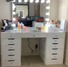 Preorder items Mirrored Desk, Vanity table with mirror, Howllywood dressing table with led makeup mirror and drawers