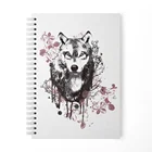 1/1c Holi PP/paper Print Cover Ring Notebook/custom Color And Patern/wiro-o Wolf