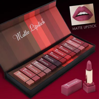 12pcs/SET Ultra Velvet Matte Lipstick Set Sexy Lipstick Waterproof Long Lasting Lips Contour Beauty makeup Cosmetic Kit with box
12pcs/SET Ultra Velvet Matte Lipstick Set Sexy Lipstick Waterproof Long Lasting Lips Contour Beauty makeup Cosmetic Kit with box