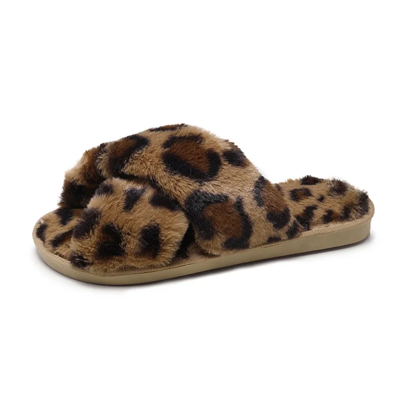 Autumn and winter new fashion fur leopard print slippers women indoor and outdoor home flat non-slip wholesale slippers, Customized color
Autumn and winter new fashion fur leopard print slippers women indoor and outdoor home flat non-slip wholesale slippers, Customized color