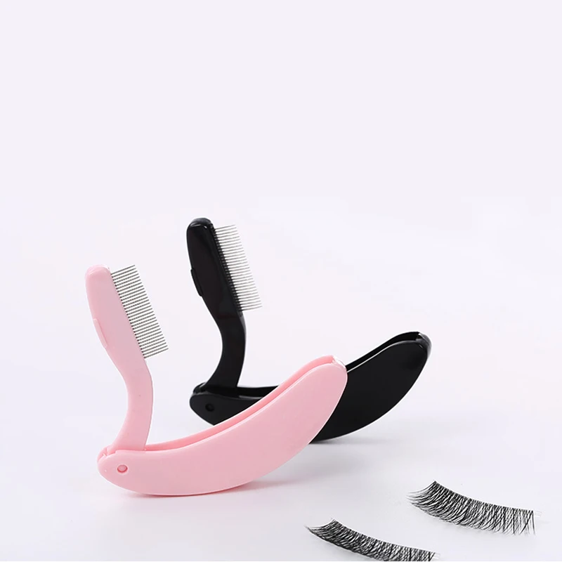 Curved Foldable eyelash brushes Stainless Steel Eyelash Brush Cosmetic Tools lash separator Eyebrow Comb brush
Curved Foldable eyelash brushes Stainless Steel Eyelash Brush Cosmetic Tools lash separator Eyebrow Comb brush