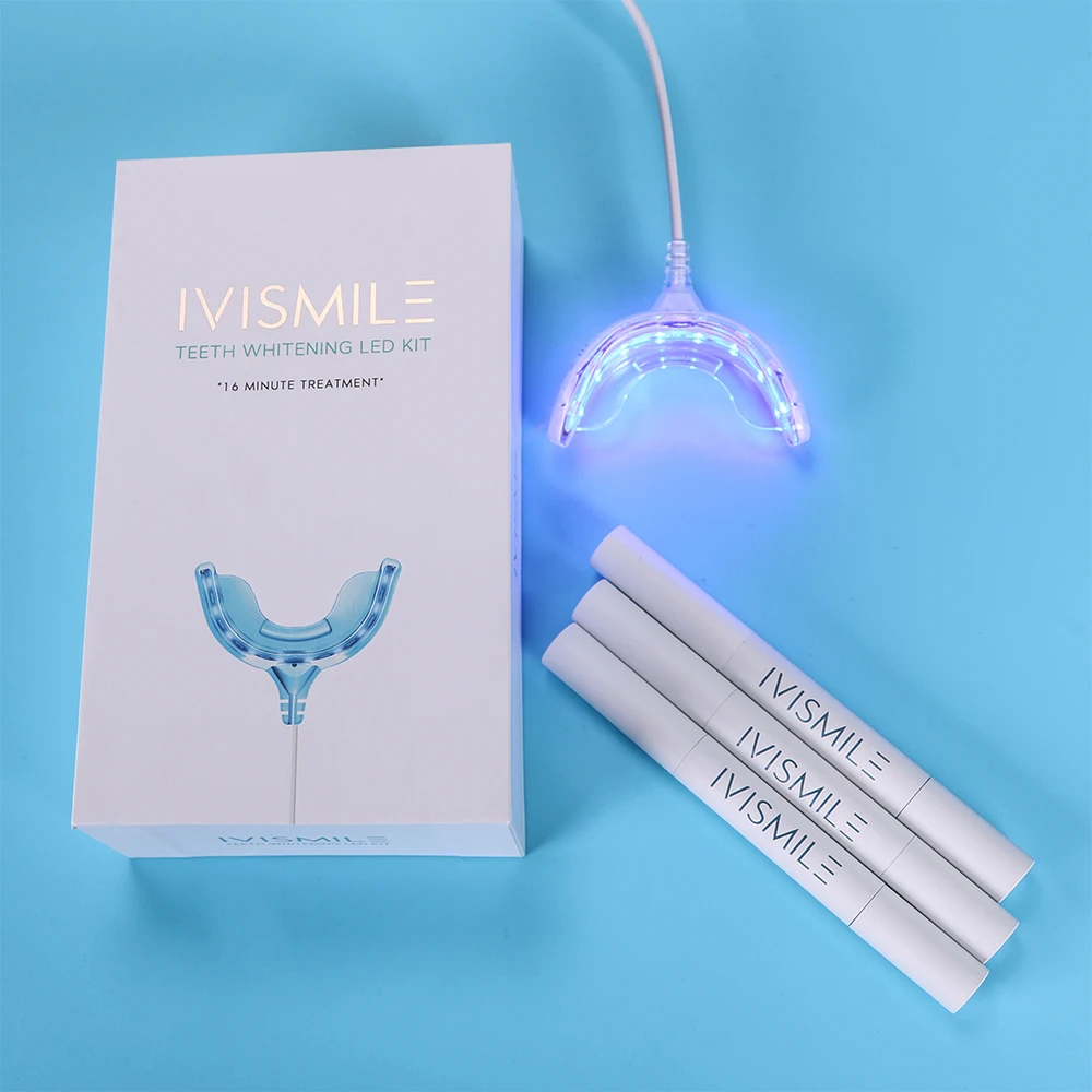 IVISMILE Professional USB Tooth Whitening LED Light Teeth Whitening Kit 2021, Blue/white /black/custom
IVISMILE Professional USB Tooth Whitening LED Light Teeth Whitening Kit 2021, Blue/white /black/custom