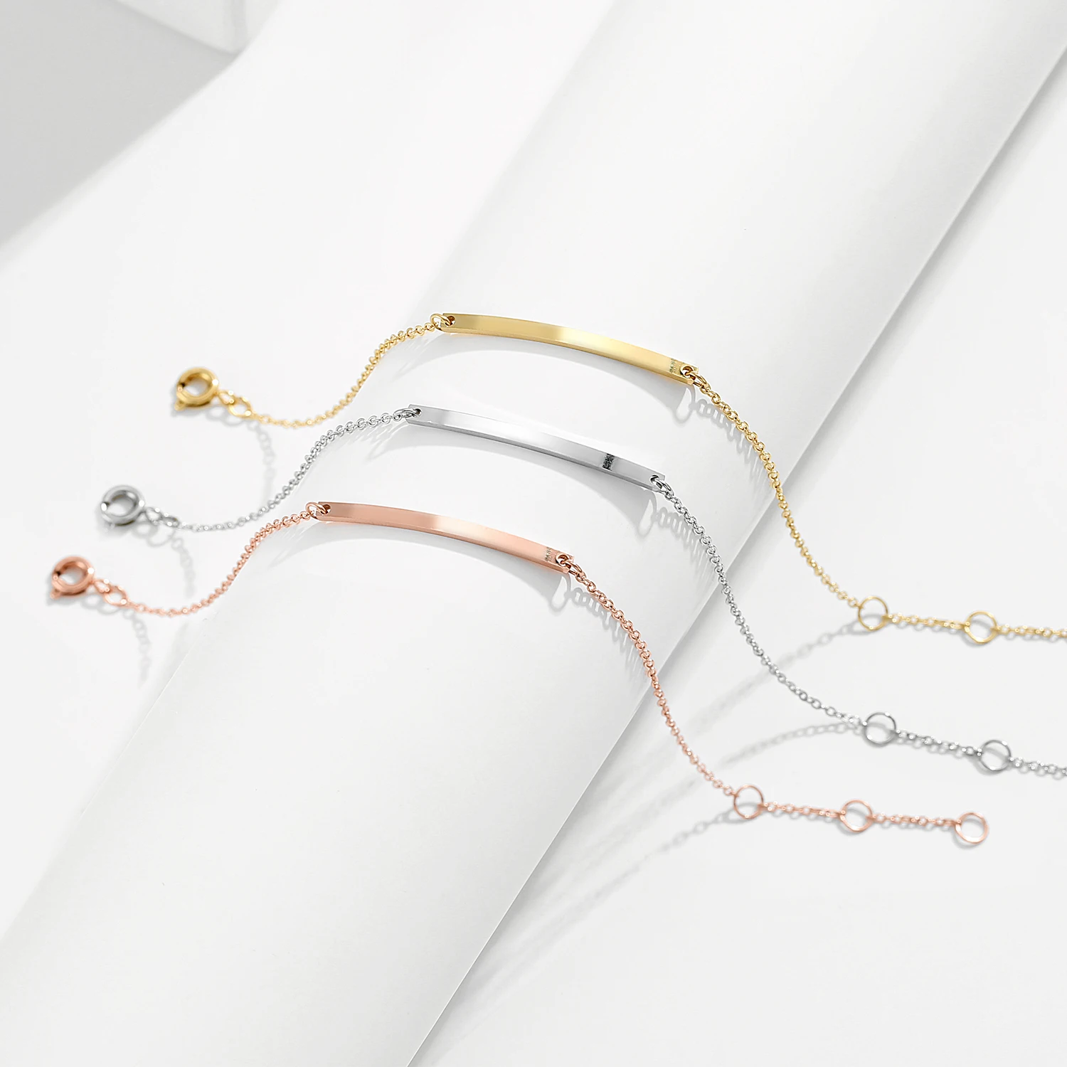 Geometric Pendant Friendship Kids Stainless Steel Couple Bar Charm Bracelet Women Charms for Bracelet Making Jewelry
Geometric Pendant Friendship Kids Stainless Steel Couple Bar Charm Bracelet Women Charms for Bracelet Making Jewelry