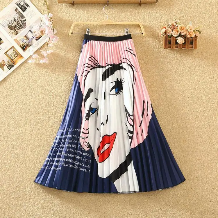 Women's Striped Printed Pleated Skirt With High Cost Performance A-line Pleated Skirt
Women's Striped Printed Pleated Skirt With High Cost Performance A-line Pleated Skirt