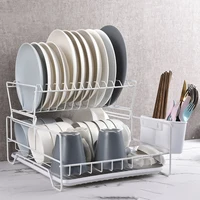 

Professional Dish Rack - 304 Stainless Steel - Fully Customizable - Microfiber Mat Included - Modern Design - Large Capacity