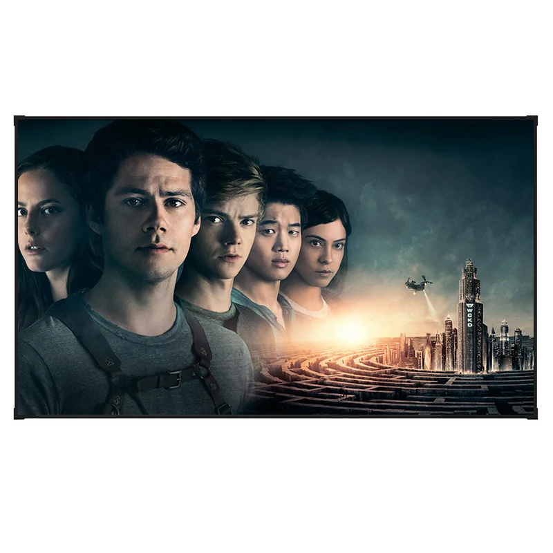 90 Inch 16:9 High gain ALR Projection Screen for Home Cinema Long Throw Projector, Grey color
90 Inch 16:9 High gain ALR Projection Screen for Home Cinema Long Throw Projector, Grey color
