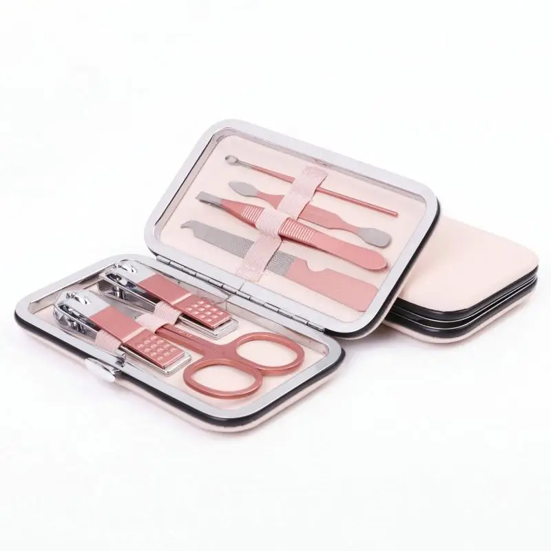 Luxury Gold Color Nail Cutter Men Women 7pcs Manicure Pedicure Set Wedding Gift, Pink
Luxury Gold Color Nail Cutter Men Women 7pcs Manicure Pedicure Set Wedding Gift, Pink