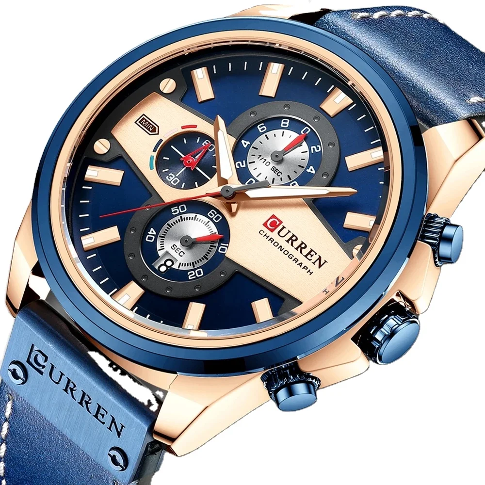 New Arrival CURREN 8394 Men Watches Minimalist Brand Leather Waterproof Watch Clock Quartz Military Dropshipping Montre Homme, 5-colors
New Arrival CURREN 8394 Men Watches Minimalist Brand Leather Waterproof Watch Clock Quartz Military Dropshipping Montre Homme, 5-colors
