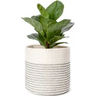 Jute rope woven seagrass basket for Picnic Plant Pot Cover