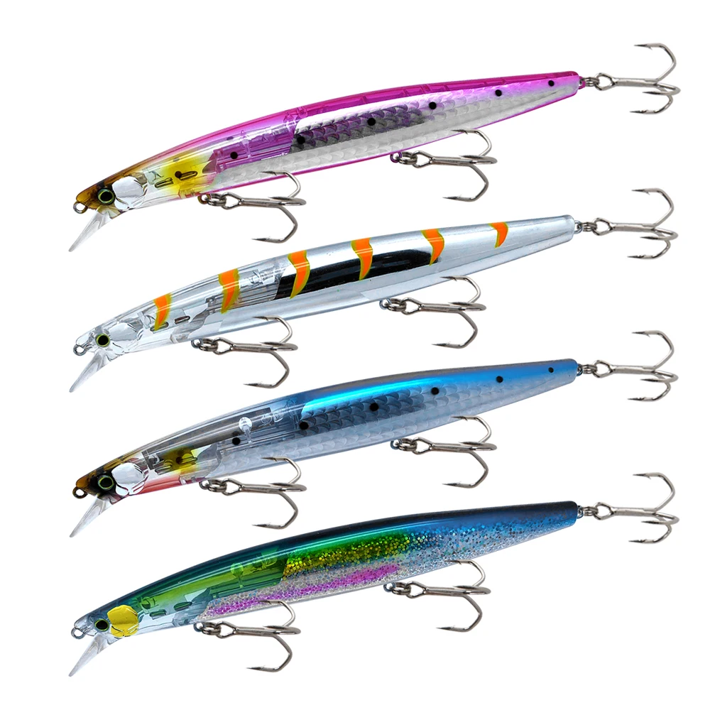 Honorfishing 163mm 32g 0-1.5m Floating freshwater bass wobbler minnow lures, 14 colors
Honorfishing 163mm 32g 0-1.5m Floating freshwater bass wobbler minnow lures, 14 colors