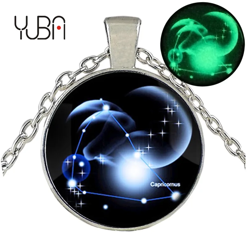 Fancy Western Style Bling Bling Luminous Glass Delicate Silver Chain 12 Zodiac Necklace for Women and Men
Fancy Western Style Bling Bling Luminous Glass Delicate Silver Chain 12 Zodiac Necklace for Women and Men