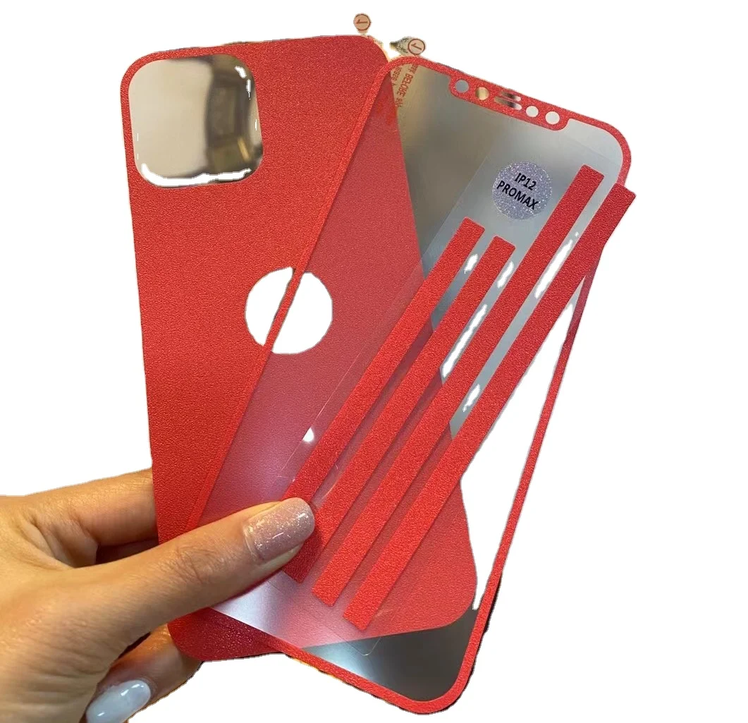 360 leather New design mobile phone back sticker Front film+back film+frame protection for iphone 12 pro max, 8 color
360 leather New design mobile phone back sticker Front film+back film+frame protection for iphone 12 pro max, 8 color