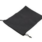 Custom Black Cotton Drawstring Pouch Organic Soft Cotton Muslin Drawstring Produce Bag Pouch For Sale