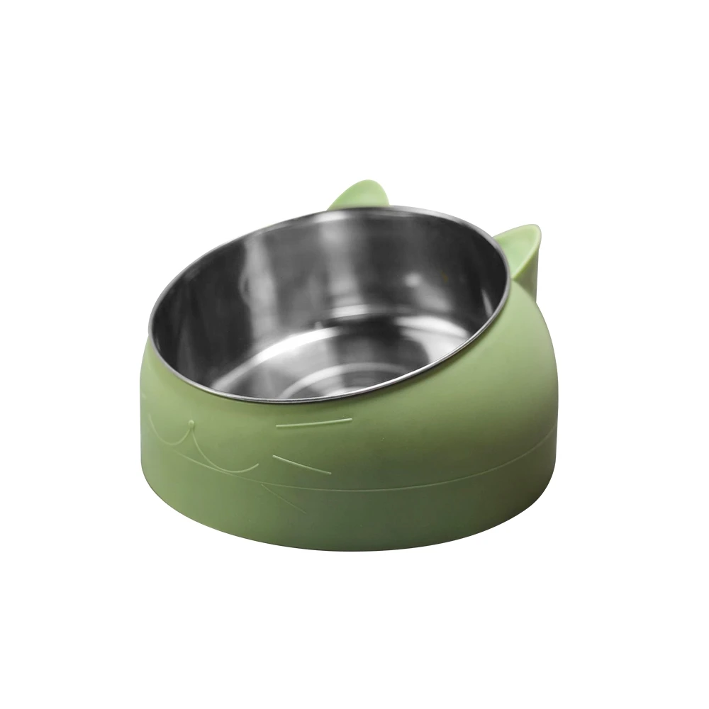 PL-Stainless Steel Pet Neck Guard Tilt Bowl for Cat Dog 
PL-Stainless Steel Pet Neck Guard Tilt Bowl for Cat Dog