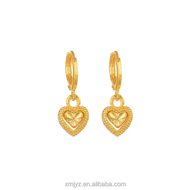 Exquisite Earrings 18K Gold-Plated Love Earrings Jewelry Light Luxury Retro Sand Gold Earrings Wholesale Cross-Border Jewelry
Exquisite Earrings 18K Gold-Plated Love Earrings Jewelry Light Luxury Retro Sand Gold Earrings Wholesale Cross-Border Jewelry