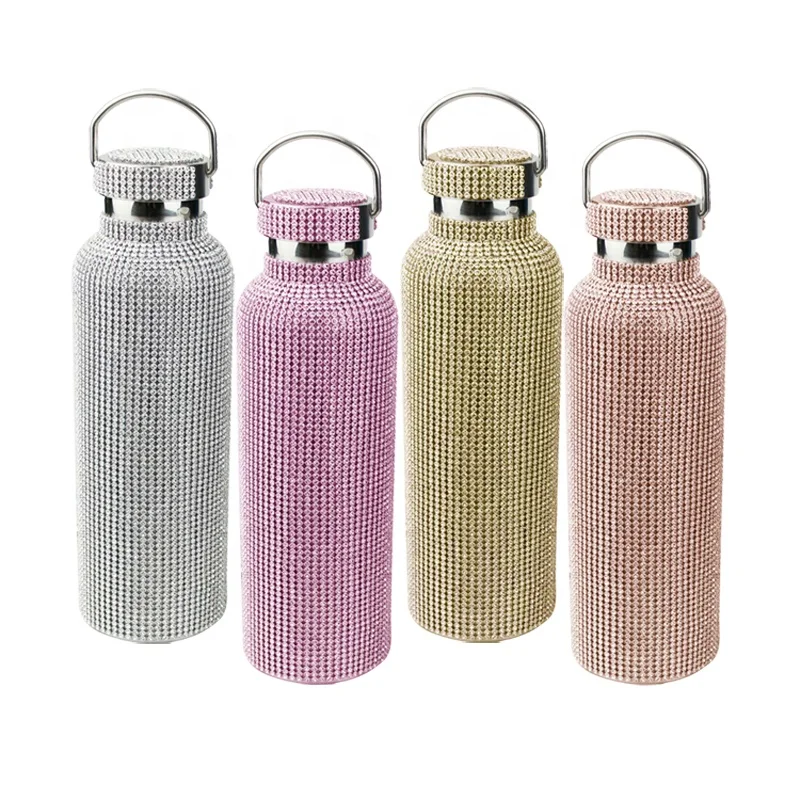 Novelty Stainless Steel Diamond Crystal Studded rhinestone water bottle Insulated double wall tubmler with lid hook
Novelty Stainless Steel Diamond Crystal Studded rhinestone water bottle Insulated double wall tubmler with lid hook