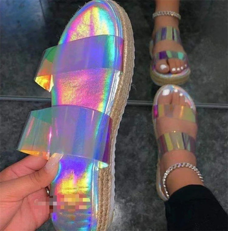 2021 Plus Size Designer Women Platform Sandal Trendy Slides Shoes Jelly Slippers Clear Sandals For Woman, As pictures or customized color
2021 Plus Size Designer Women Platform Sandal Trendy Slides Shoes Jelly Slippers Clear Sandals For Woman, As pictures or customized color