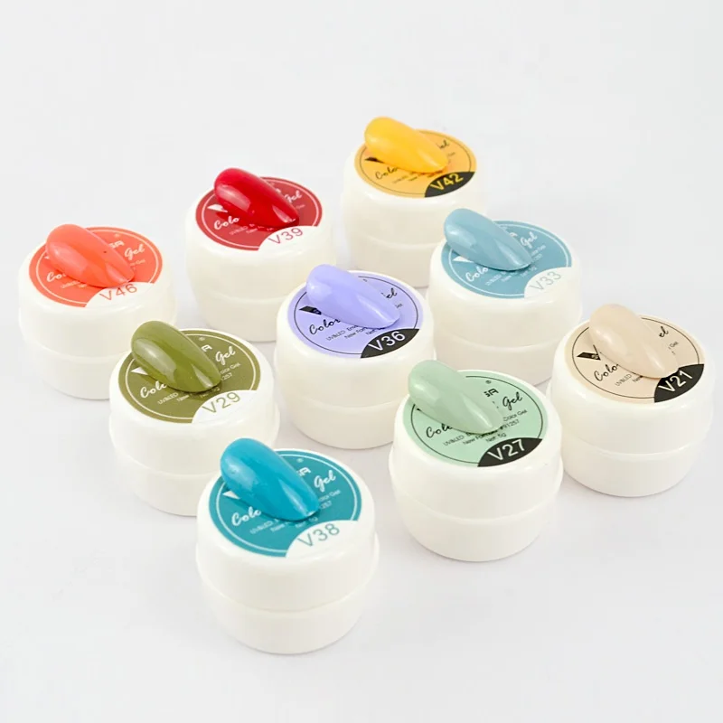 91257 Wholesale New Formula 5g 60 Colors Mud Gel Soak off UV Gel Polish Nail Art Painting Color Gel Lacquer Enamel
91257 Wholesale New Formula 5g 60 Colors Mud Gel Soak off UV Gel Polish Nail Art Painting Color Gel Lacquer Enamel
