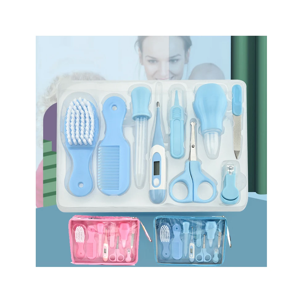 Factory Spot Baby Care All Complete With Storage Bag Nasal Aspirator Brush Comb Thermometer 9 PCS Baby Care Kit
Factory Spot Baby Care All Complete With Storage Bag Nasal Aspirator Brush Comb Thermometer 9 PCS Baby Care Kit