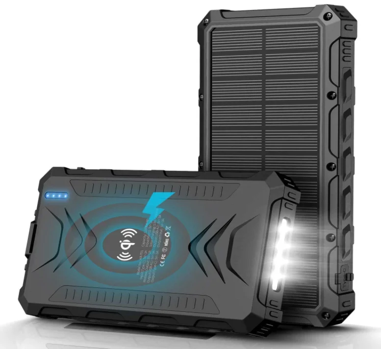 New Trending Product IP65 Waterproof Portable Wireless Solar Power Banks Solar Powerbank Charger
New Trending Product IP65 Waterproof Portable Wireless Solar Power Banks Solar Powerbank Charger
