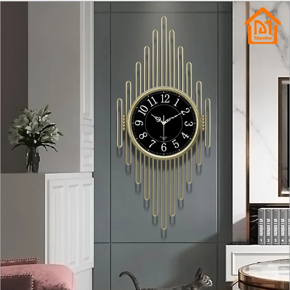 lManufacturers direct Nordic light luxury clock wall clock living room fashion personality creative atmosphere art wall clock, Black
lManufacturers direct Nordic light luxury clock wall clock living room fashion personality creative atmosphere art wall clock, Black