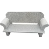 Granite Stone Bench Garden Patio Chair With Back