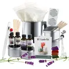 Custom DIY Decorative Natural Soy Wax Candle Making Kit Supplies