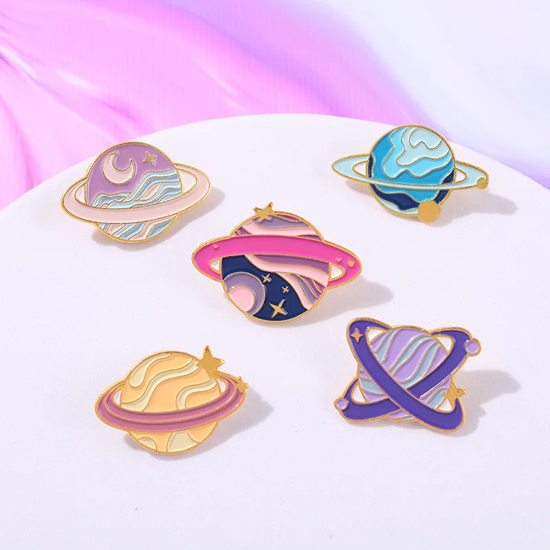 Amazon new jewelry space alloy brooch exquisite pink star planet enamel badge pin bulk wholesale
Amazon new jewelry space alloy brooch exquisite pink star planet enamel badge pin bulk wholesale