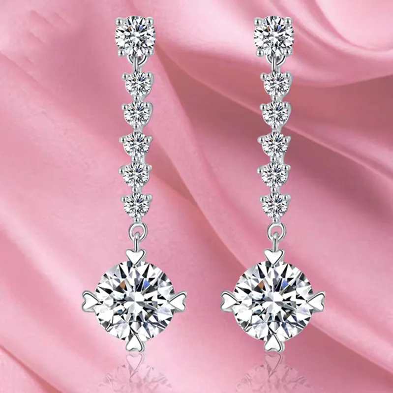 Moissanite Diamond Stud Earrings 925 Silver Gold Plated One Carat Moissanite Stud Earrings Fashion Earrings
Moissanite Diamond Stud Earrings 925 Silver Gold Plated One Carat Moissanite Stud Earrings Fashion Earrings