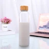 Hot Selling Silicone Sleeve Sports Glass Water bottle