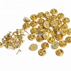 Badge Gold Locking Pin Backs Clasp For Wholesale