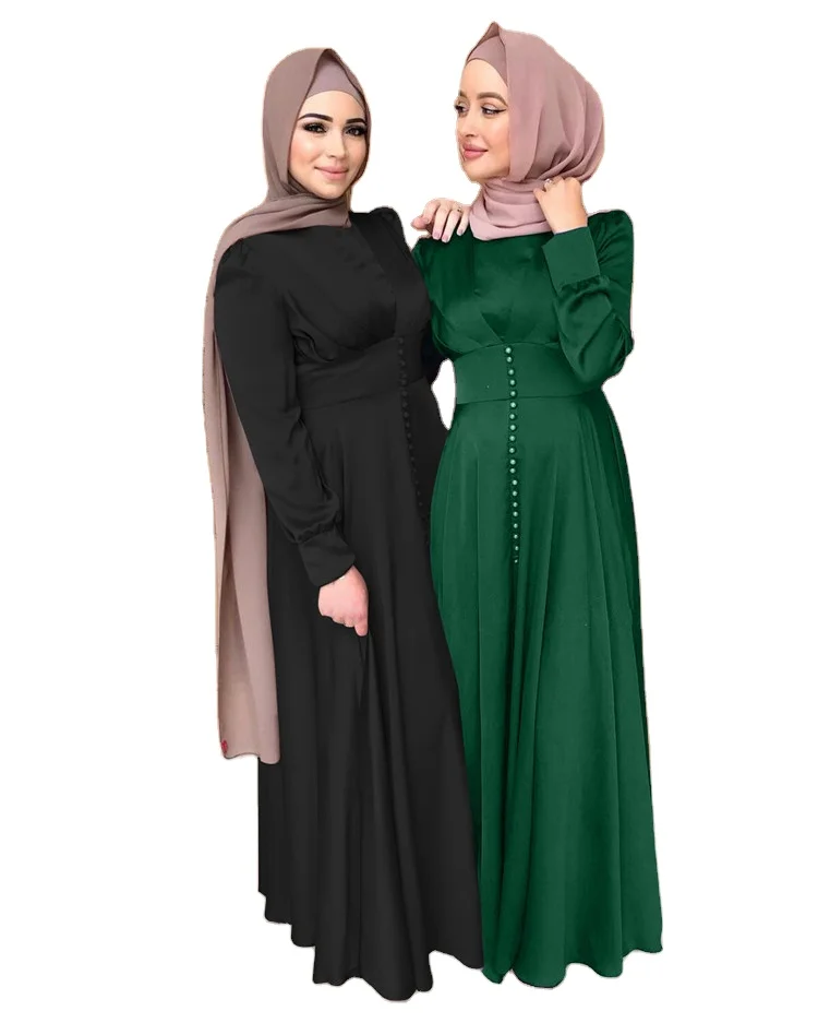 Europe And Dubai Soft Tunic Beaded Summer New Elegant Maxi Satin Dresses Muslim For Women
Europe And Dubai Soft Tunic Beaded Summer New Elegant Maxi Satin Dresses Muslim For Women