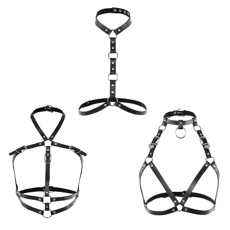 High Quality Women's PU Leather Body Caged Harness Hallow Out Binder Bra Top Clubwear
High Quality Women's PU Leather Body Caged Harness Hallow Out Binder Bra Top Clubwear