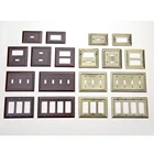 Logo Customization Wall Plate Switch America Electrical Brass Led Light Cover Decorative Switch Wall Plate