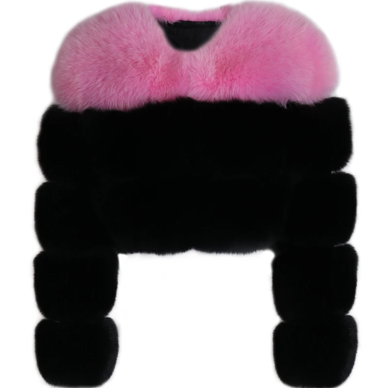 Women Plus Size Jackets Coats Short Real Fox Fur Jacket For Ladies, Customized color
Women Plus Size Jackets Coats Short Real Fox Fur Jacket For Ladies, Customized color