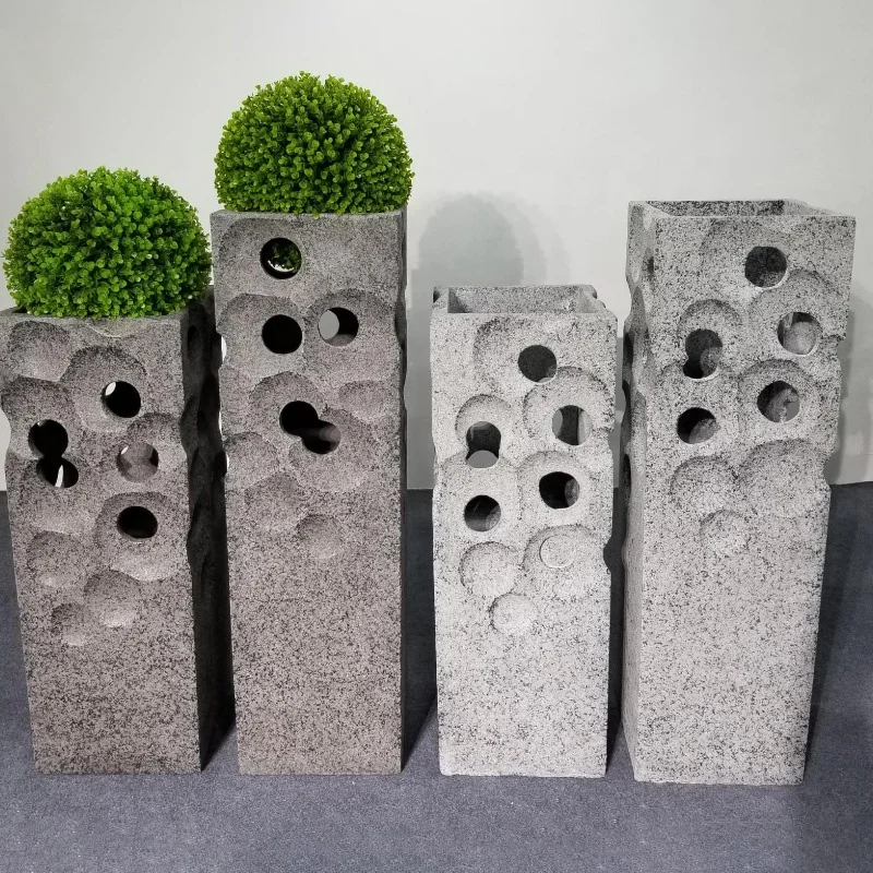Nature Style Landscape Fiberglass Flower Pot Decoration Home Hotel Garden Planter Outdoor Indoor Plant Pot
Nature Style Landscape Fiberglass Flower Pot Decoration Home Hotel Garden Planter Outdoor Indoor Plant Pot