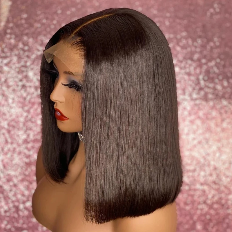 12A Glueless Straight Short Bob Bleached Knots Full Cuticle Aligned Human Hair 13*6 Lace Front Wigs
12A Glueless Straight Short Bob Bleached Knots Full Cuticle Aligned Human Hair 13*6 Lace Front Wigs